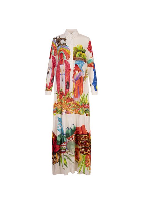 Abito Scamiciato Stampato STELLA JEAN | SS25SJA210D013